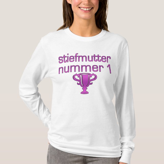 Tyska gåvor för styvmorer: Stiefmutter Nummer 1 T-shirt (Framsida)
