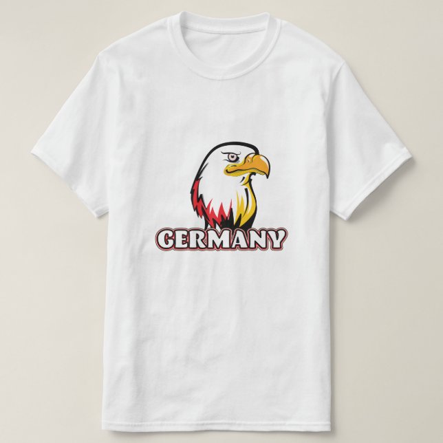 Tyska Golden Eagle T Shirt (Design framsida)