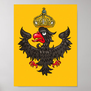 Tyska Heraldic Eagle Poster