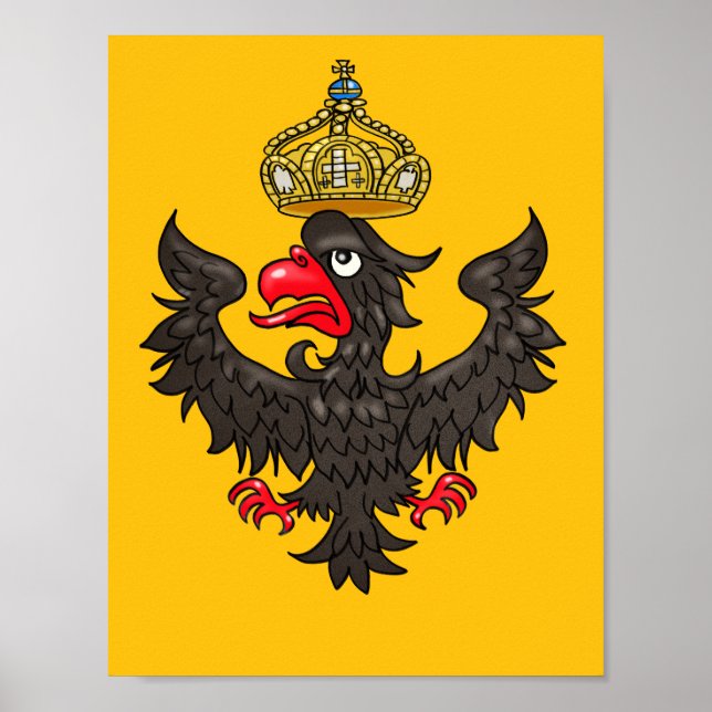 Tyska Heraldic Eagle Poster (Framsidan)