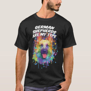 Tyska herdar är mina typ av hundhumörhusdjur t shirt