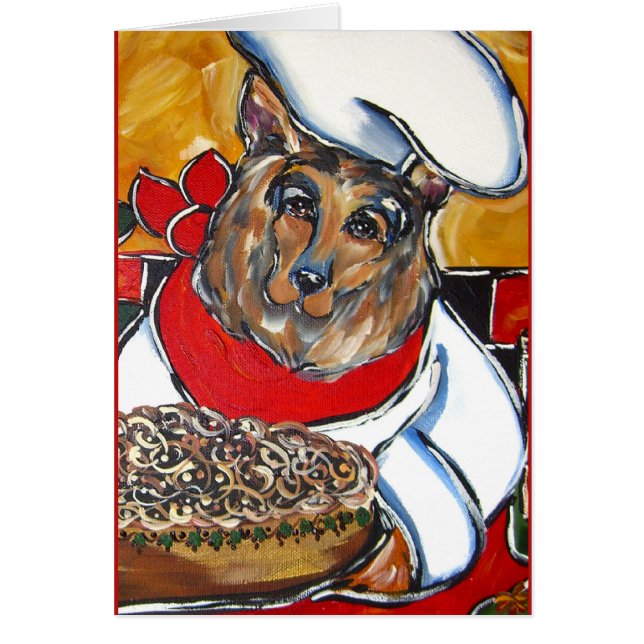 Tyska herdar hälsningskort (Framsidan)