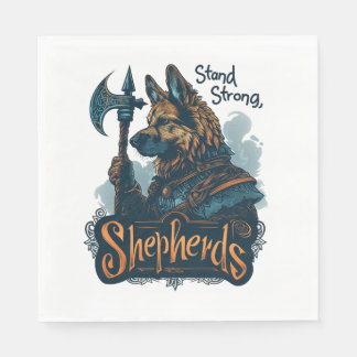 Tyska herdar i Viking Valor Pappersservett