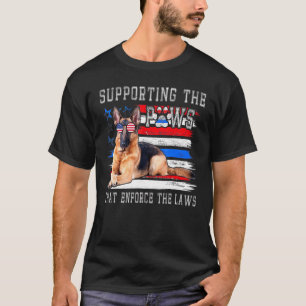 Tyska herde som stöder Tass som gäller T Shirt