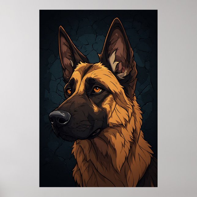 🐕 Tyska Herdehundpresenter för Husdjursägare 🐕 Poster (Framsidan)