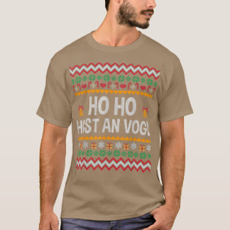 Tyska högtalaren Ugly jul Ho Ho Ho Funny Bavar T Shirt