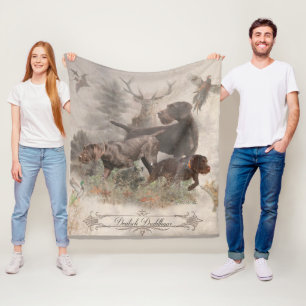 Tyska hörselbladet utomhusfyllning fleecefilt