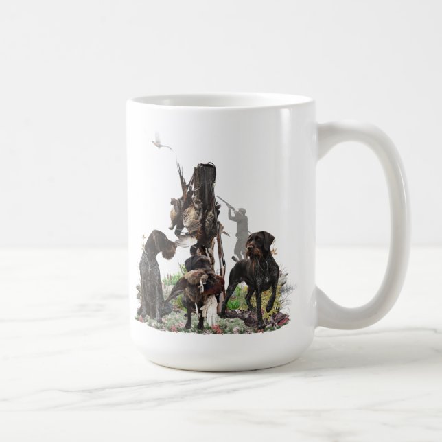 Tyska hörselmarkörer, jaktband för fasaner kaffemugg (Höger)