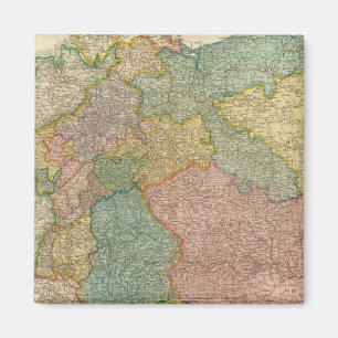 Tyska imperiet Atlas Karta Magnet