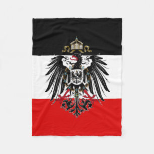 Tyska imperiet Flagga Fleecefilt