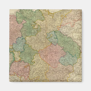 Tyska imperiet Karta Magnet