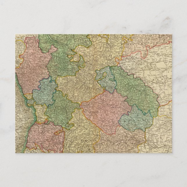 Tyska imperiet Karta Vykort (Framsida)