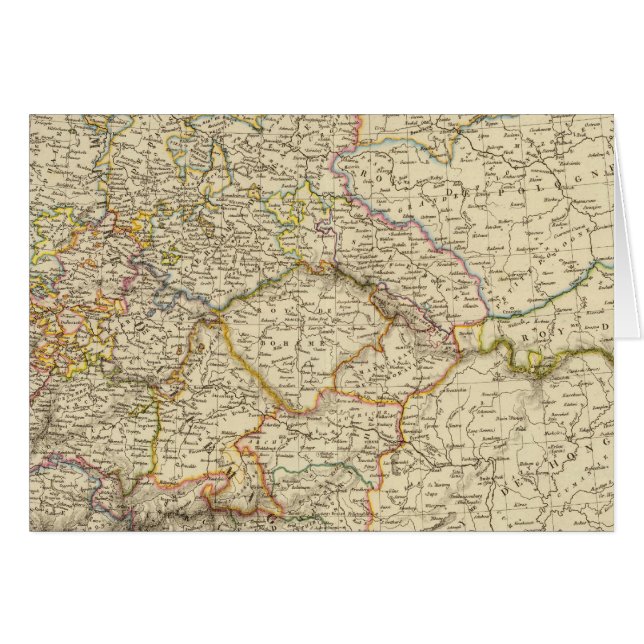 Tyska imperiet, Ungern, Galicien Hälsningskort (Framsidan Horizontal)