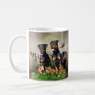 Tyska jaktterrier (Jagdskräcker) Kaffemugg
