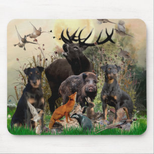 Tyska jaktterrier (Jagdskräcker) Musmatta