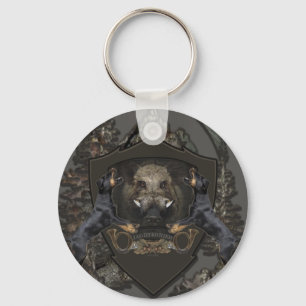 Tyska jaktterrier (Jagdskräcker) Nyckelring