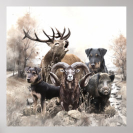 Tyska jaktterrier poster