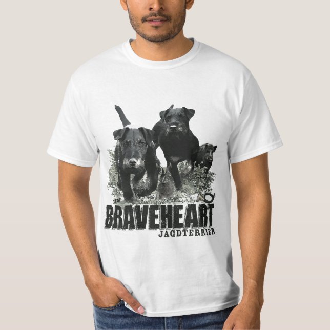 Tyska jaktterrier t shirt (Framsida)