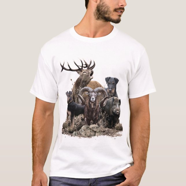 Tyska jaktterrier t shirt (Framsida)