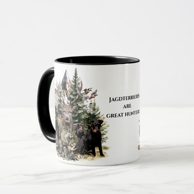 Tyska jaktvillkor mugg (Framsida vänster)