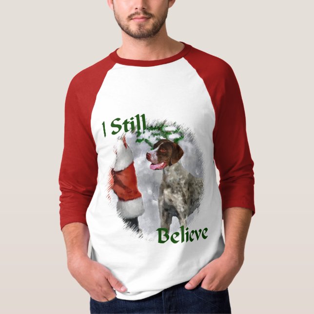 Tyska julklappar för kortfristig pekare t shirt (Framsida)