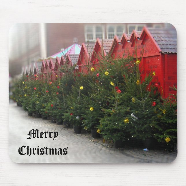 Tyska julmarknaden - jul Mousepad Musmatta (Framsidan)