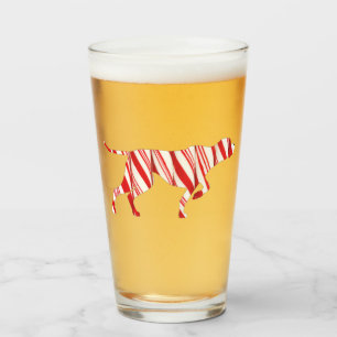 TYSKA KORTHAIED POINTER - Julen Candy cane Glaskopp
