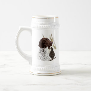 Tyska korthärdaren Beer Stein Sejdel