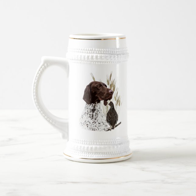 Tyska korthärdaren Beer Stein Sejdel (Vänster)