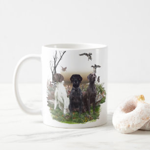 Tyska korthögtalare (GSP), jaktfasoner Kaffemugg