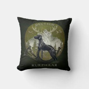 Tyska korthögtalare, jaktande logotyp kudde