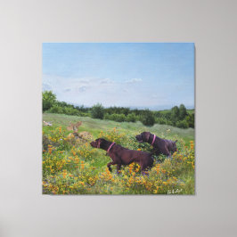 Tyska kortkommandon canvastryck