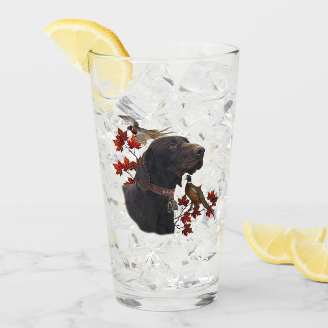 Tyska kortkommandon (GSP) Glaskopp (Framsida Ice)
