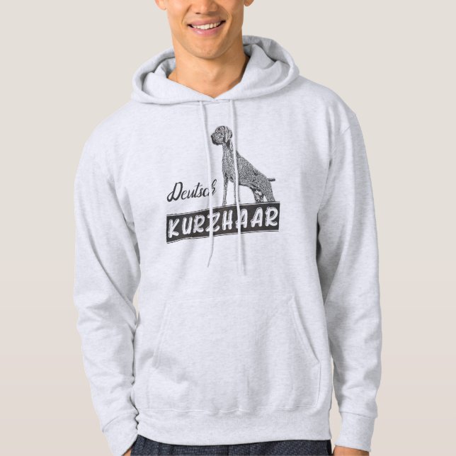 Tyska kortkommandon (GSP) Hoodie (Framsida)