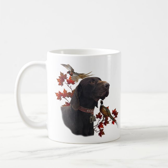 Tyska kortkommandon (GSP) Kaffemugg (Vänster)