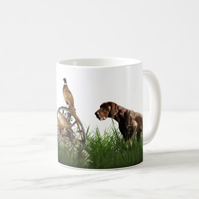 Tyska kortkommandon (GSP) Kaffemugg (Framsida höger)