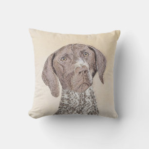 Tyska kortkommandon - Hund Art Kudde