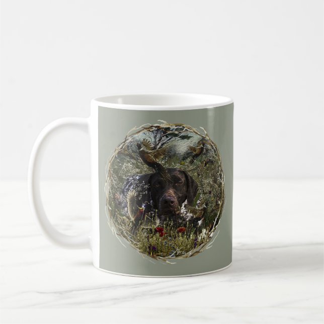 Tyska kortkommandon kaffemugg (Vänster)