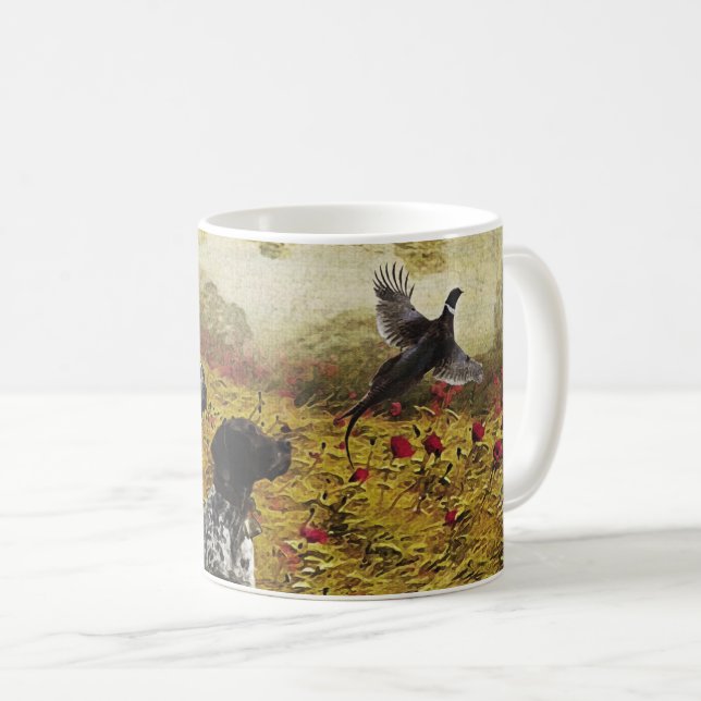 Tyska kortkommandon kaffemugg (Framsida höger)