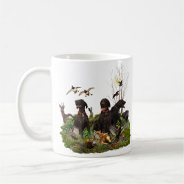 Tyska kortkommandon kaffemugg