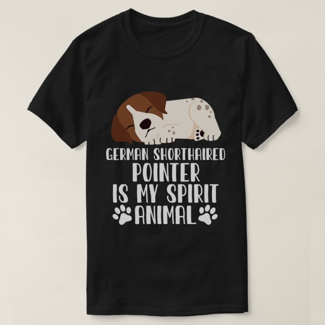 Tyska kortstolpar är Min andliga djur T Shirt (Design framsida)