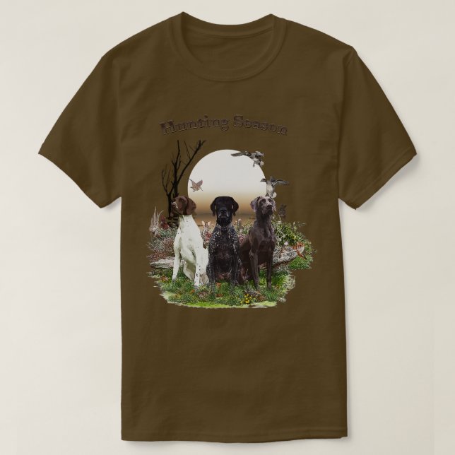 Tyska kortstolpe GSP T Shirt (Design framsida)