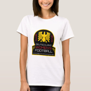 Tyska kvinnofotboll t shirt