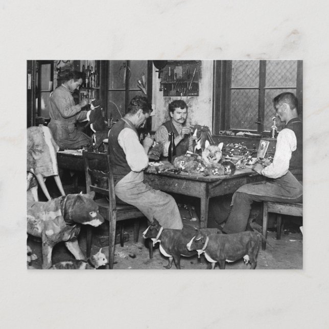 Tyska leksakstillverkare, tidigt 1900-tal vykort (Framsida)