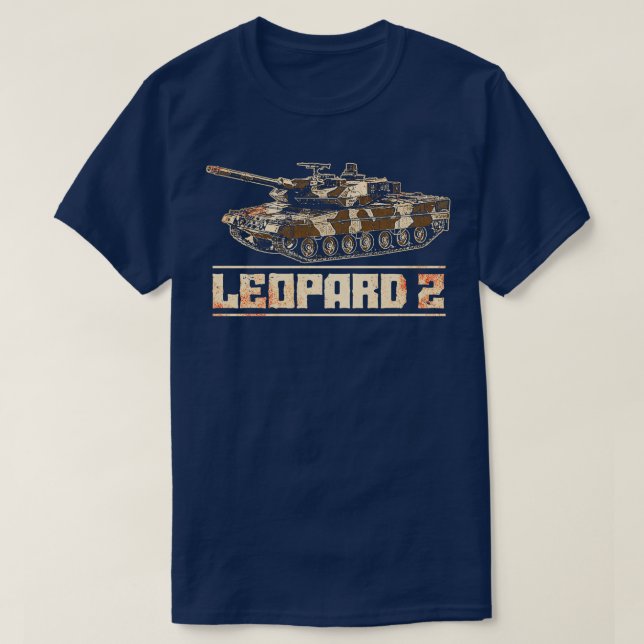 Tyska leoparden 2 Tank 1 T Shirt (Design framsida)