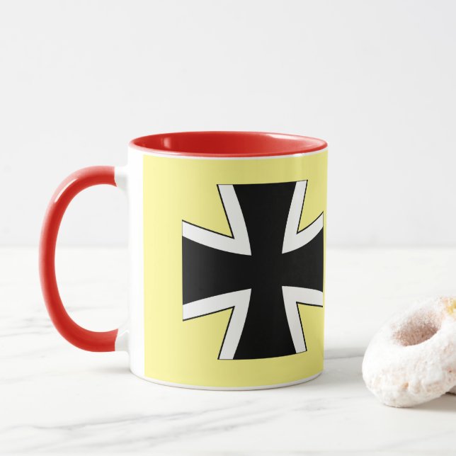Tyska Luftwaffe Roundel Coffee Mugg (Med munk)