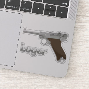 Tyska Luger Pistol Klistermärken