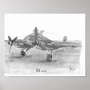 Tyska Me 410 poster