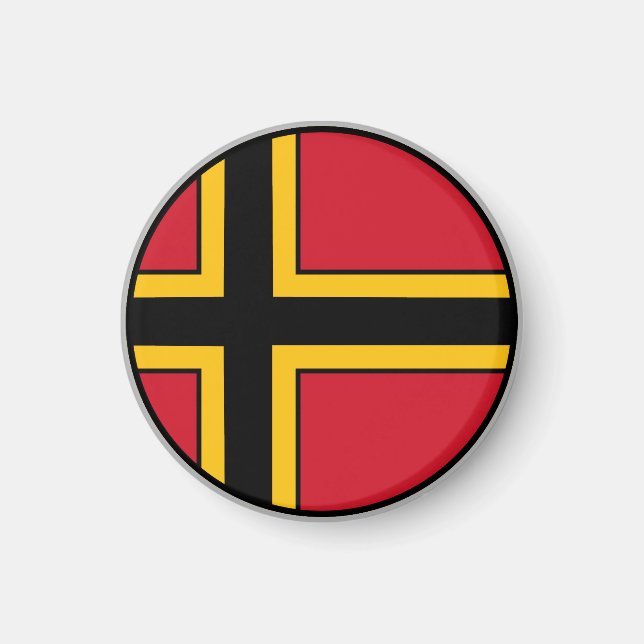 Tyska motståndsrörelsens flagga magnet (Framsidan)