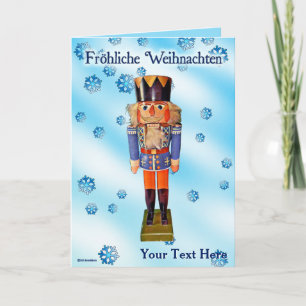 Tyska Nutcracker - Fröhliche Weihnachten Kort